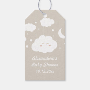 Etiquetas Para Regalos Favor de Baby Shower de Nube