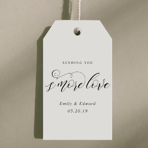 Etiquetas Para Regalos Favor de boda clásico elegante S'mores