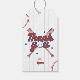 Etiquetas Para Regalos Favor de cumpleaños de béisbol Novato del Año