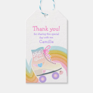 Etiquetas Para Regalos Favor de cumpleaños para patinar sobre patinaje so