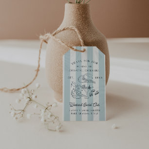 Etiquetas Para Regalos Favor de Despedida de Soltera Vaquera Costera