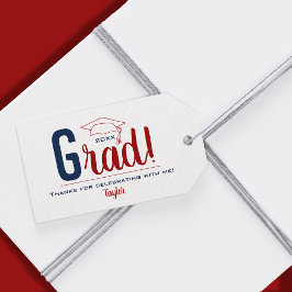 Etiquetas Para Regalos Favor de fiesta de graduación con gorra de graduac