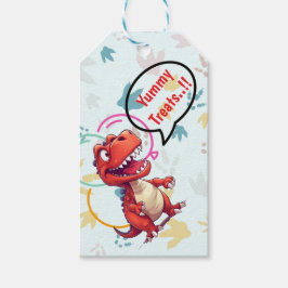 Etiquetas Para Regalos Favor de la fiesta de cumpleaños de Dino Roar