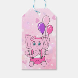 Etiquetas Para Regalos Favor de la fiesta de cumpleaños del bebé Nelly