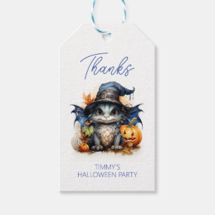 Etiquetas Para Regalos Favor de la fiesta Halloween de Baby Dragon