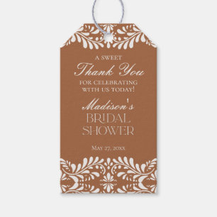 Etiquetas Para Regalos Favor de regadera de boda Clay Talavera Tile Fiest
