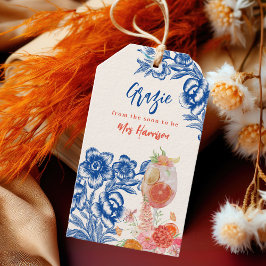 Etiquetas Para Regalos Favor de Rociada de Acuarela That's Amore para Des