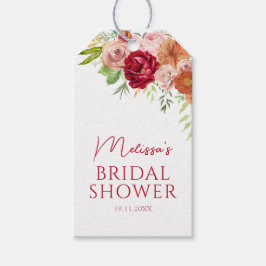 Etiquetas Para Regalos Favor para Boda de Amor de Otoño