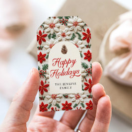 Etiquetas Para Regalos Favor Personalizado de Felices Fiestas