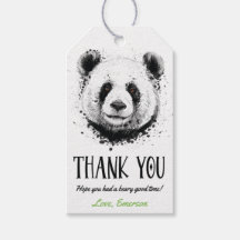 Favor Realista de Cumpleaños de Oso Panda de Agrad