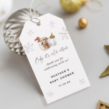 Favoritos de Baby Shower de Chocolate Caliente de 