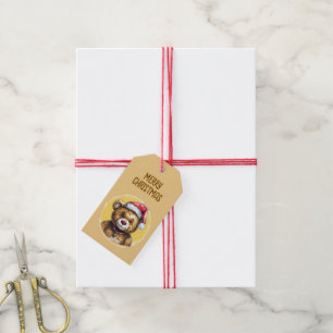 Etiquetas Para Regalos Favoritos divertidos de los Navidades de animales