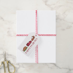 Etiquetas Para Regalos Felices fiestas Navidades de Acción de Gracias Din