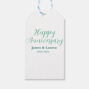 Etiquetas Para Regalos Felicidades aniversario boda nombre fecha año simp
