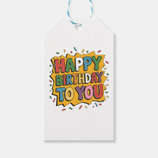 Etiquetas Para Regalos Felicidades Comic Burst