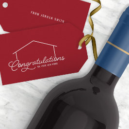 Etiquetas Para Regalos Felicidades Nueva Casa Silueta Editable Color