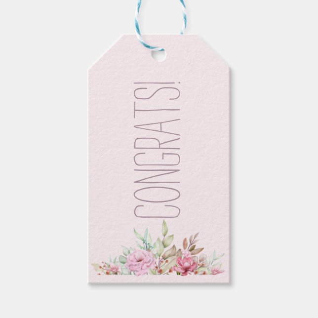 Etiquetas Para Regalos Felicitación  (Anverso)