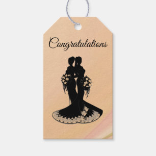 Etiquetas Para Regalos Felicitaciones a Boda lesbiana