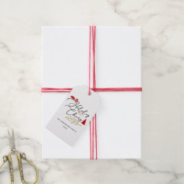 Etiquetas Para Regalos Felicitaciones de Navidad Rojas
