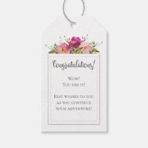 Felicitaciones por graduación de Floral Rosa de co