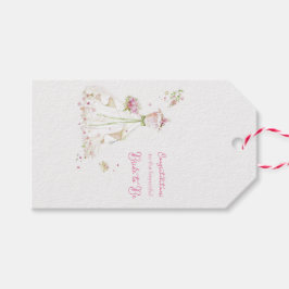 Etiquetas Para Regalos Felicitaciones por vestido de novia en la fiesta d