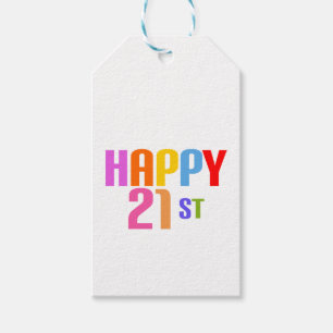 Etiquetas Para Regalos Feliz 21°