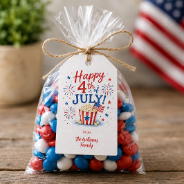 Etiquetas Para Regalos Feliz 4 de julio personalizado