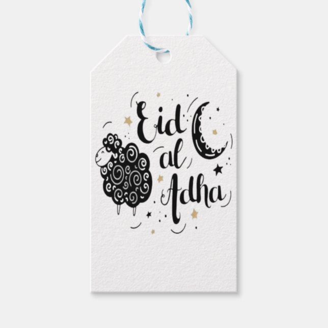 Etiquetas Para Regalos Feliz Adha Eid (Anverso)