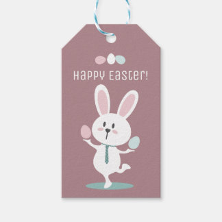 Etiquetas Para Regalos Feliz Bunny Easter Gift Tag