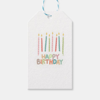Etiquetas Para Regalos Feliz Cumpleaños Con Velas 