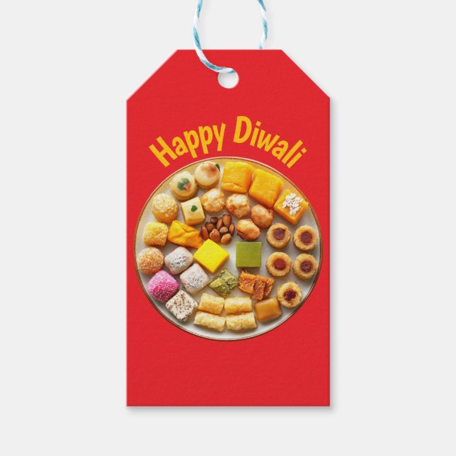 Etiquetas Para Regalos Feliz Deepavali (Anverso)