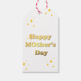 Etiquetas Para Regalos Feliz día de las madres. Caligrafía de guión simpl