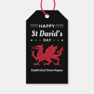 Etiquetas Para Regalos Feliz Día de San David Dydd Gæyl Dewi Hapus 3