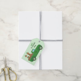 Etiquetas Para Regalos Feliz Día de San Patricio, Perro de Fox Terrier