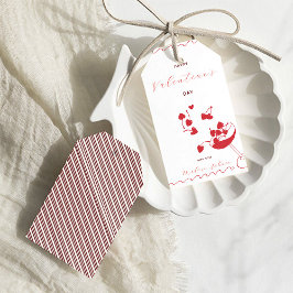 Etiquetas Para Regalos Feliz día de San Valentín – Corazones de Cereza en