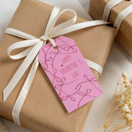 Etiquetas Para Regalos Feliz día de San Valentín – Lazos de cinta | Amor