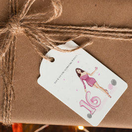 Etiquetas Para Regalos Feliz dulce dieciséis, cumpleaños 16