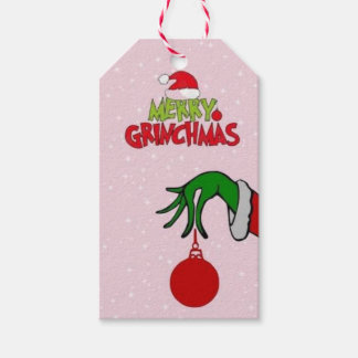Etiquetas Para Regalos Feliz Grinchmas Navidad