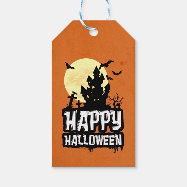 Etiquetas Para Regalos Feliz Halloween (Anverso)