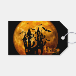 Etiquetas Para Regalos Feliz Halloween (luna llena)