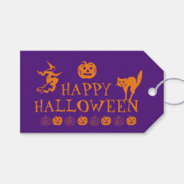 Etiquetas Para Regalos Feliz Halloween regalos espeluznantes de color nar