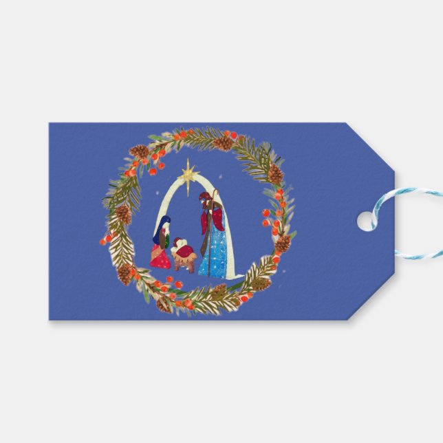 Etiquetas Para Regalos ¡Feliz Navidad! (Frente (Horizontal))