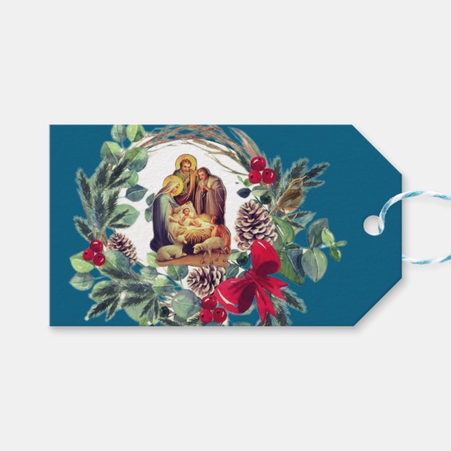 Etiquetas Para Regalos ¡Feliz Navidad! (Frente (Horizontal))