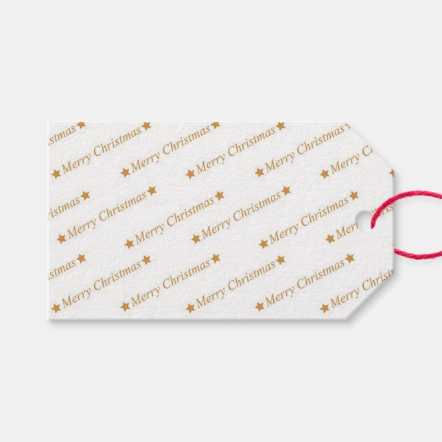 Etiquetas Para Regalos Feliz Navidad (Frente (Horizontal))
