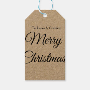 Etiquetas Para Regalos Feliz Navidad añadir nombre texto regalo personali