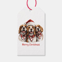 Feliz Navidad Beagle Dogs