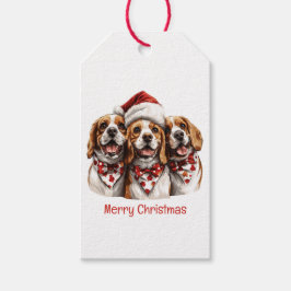 Etiquetas Para Regalos Feliz Navidad Beagle Dogs