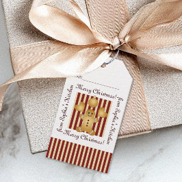 Etiquetas Para Regalos Feliz Navidad Cute Gingerbread Hombre Casero