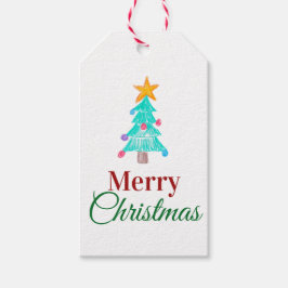 Etiquetas Para Regalos Feliz Navidad. Dibujo. Agrega el arte de tu hijo