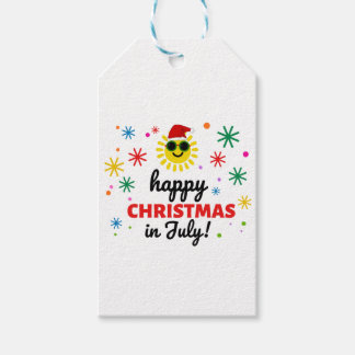 Etiquetas Para Regalos Feliz Navidad en Julio